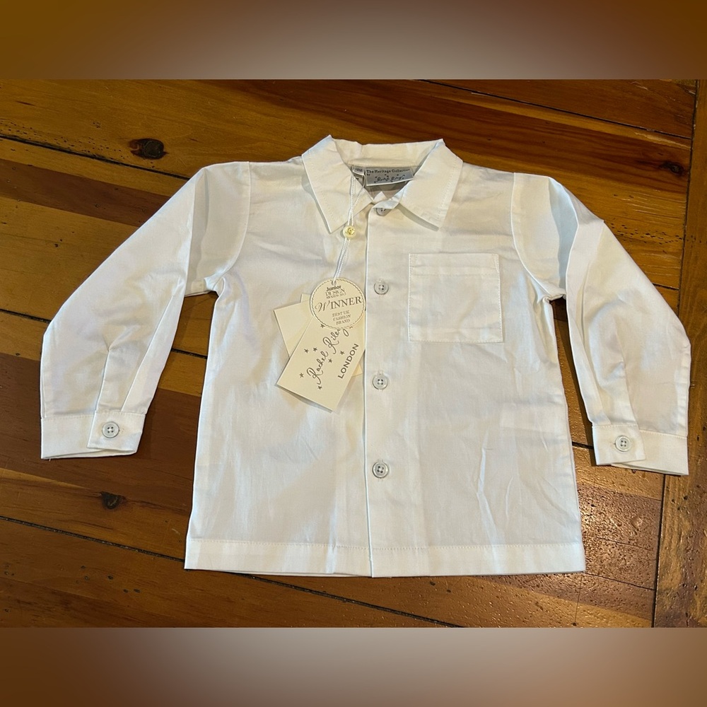 NWT Rachel Riley Classic Button Down Shirt